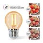 Kép 8/12 - 4W E27 LED filament kisgömb égő 2200K borostyán 45mm G45