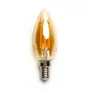 Kép 1/8 - E14 4W LED filament gyertya égő 2200K borostyán 35 mm G35