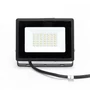 Kép 2/10 - 30W Fekete Házas Slim LED Reflektor Hideg Fehér 2700lm