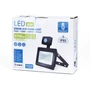 Kép 7/8 - 30W Fekete Házas Slim Mozgásérzékelős LED Reflektor Hideg Fehér 2700lm