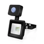 Kép 1/8 - 10W Fekete Házas Slim Mozgásérzékelős LED Reflektor Hideg Fehér 900lm