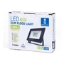 Kép 4/8 - 20W Fekete Házas Slim LED Reflektor Természetes Fehér 1800lm
