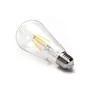 Kép 2/8 - 4W E27 LED filament gyertya égő meleg fehér 2700K átlátszó ST64