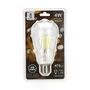 Kép 4/8 - 4W E27 LED filament gyertya égő hideg fehér 6500K átlátszó ST64