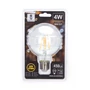 Kép 3/8 - 4W E27 LED filament gömb égő meleg fehér 2700K átlátszó 80 mm G80