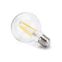 Kép 2/8 - 4W E27 LED filament gömb égő meleg fehér 2700K átlátszó 80 mm G80