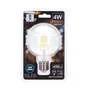 Kép 3/7 - 4W E27 LED filament gömb égő hideg fehér 6500K átlátszó 80 mm G80