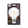 Kép 3/8 - 6W E27 LED filament gömb égő meleg fehér 2700K átlátszó 80 mm G80