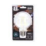Kép 2/7 - 8W E27 LED filament gömb égő hideg fehér 6500K átlátszó 80 mm G80