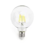 Kép 1/4 - 4W E27 LED filament gömb égő hideg fehér 6500K átlátszó 95 mm G95