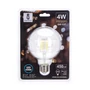 Kép 3/4 - 4W E27 LED filament gömb égő hideg fehér 6500K átlátszó 95 mm G95
