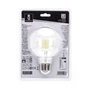Kép 4/4 - 4W E27 LED filament gömb égő hideg fehér 6500K átlátszó 95 mm G95