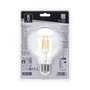 Kép 4/4 - 8W E27 LED filament gömb égő meleg fehér 2700K átlátszó 95 mm G95
