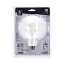 Kép 4/4 - 6W E27 LED filament gömb égő hideg fehér 6500K átlátszó 125 mm G125