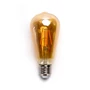 Kép 1/20 - 4W E27 LED filament égő 2200K borostyán ST64
