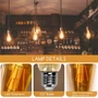 Kép 10/20 - 4W E27 LED filament égő 2200K borostyán ST64