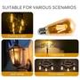 Kép 13/20 - 4W E27 LED filament égő 2200K borostyán ST64