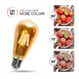 Kép 14/20 - 4W E27 LED filament égő 2200K borostyán ST64