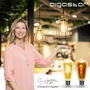 Kép 17/20 - 4W E27 LED filament égő 2200K borostyán ST64
