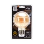 Kép 3/10 - 4W E27 LED filament gömb égő 2200K  borostány  80mm G80