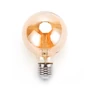 Kép 1/9 - 6W E27 LED filament  gömb égő 2200K  borostány  80mm G80