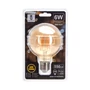 Kép 3/9 - 6W E27 LED filament  gömb égő 2200K  borostány  80mm G80