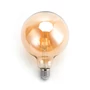 Kép 1/5 - 8W E27 LED filament gömb égő 2200K borostyán 95mm G125