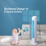 Kép 2/5 - 45W 30 hüvelykes mechanikus toronyventilátor 8㎡