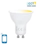 Kép 1/10 - 5W GU10 WiFi Smart LED spot égő 3000-6500K