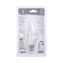 Kép 4/4 - E14 6W LED gyertya égő természetes fehér 4000K CL37 szélfújta tejüveg opál