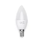 Kép 1/5 - E14 4,9W LED gyertya égő természetes fehér 4000K C37 tejüveg opál