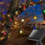 Kép 7/10 - Napelemes LED füzér RGB színes