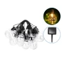 Kép 1/9 - Napelemes LED füzér meleg fehér 2700K-3000K 20-LED