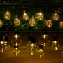 Kép 3/9 - Napelemes LED füzér meleg fehér 2700K-3000K 20-LED