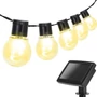 Kép 4/9 - Napelemes LED füzér meleg fehér 2700K-3000K 20-LED