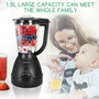Kép 5/9 - 1000 W-os 1,5 literes 6 lapos asztali turmixgép