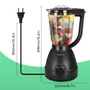 Kép 7/9 - 1000 W-os 1,5 literes 6 lapos asztali turmixgép
