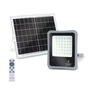 Kép 1/10 - 100 W-os Napelemes LED reflektor hideg fehér 6500K szürke ház