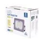 Kép 7/8 - 10W Szürke Házas Slim LED Reflektor Természetes Fehér 900lm