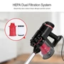 Kép 8/10 - 600 W vezetékes kézi porszívó fekete-piros