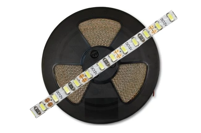 LEDmaster Prémium 120 LED/méteres 12V-os 4 mm-es beltéri natúr fehér LED szalag 5m / tekercs
