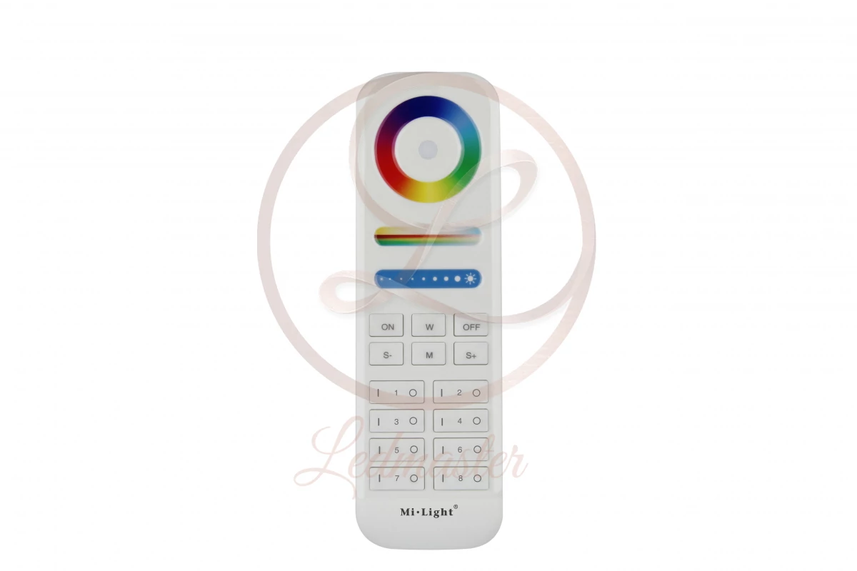 Mi Light 8 zónás RGB+CW-WW távirányító