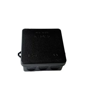 ALK-TECH Kötődoboz 75x75 mm-es méretű IP54-es védettségű  fekete