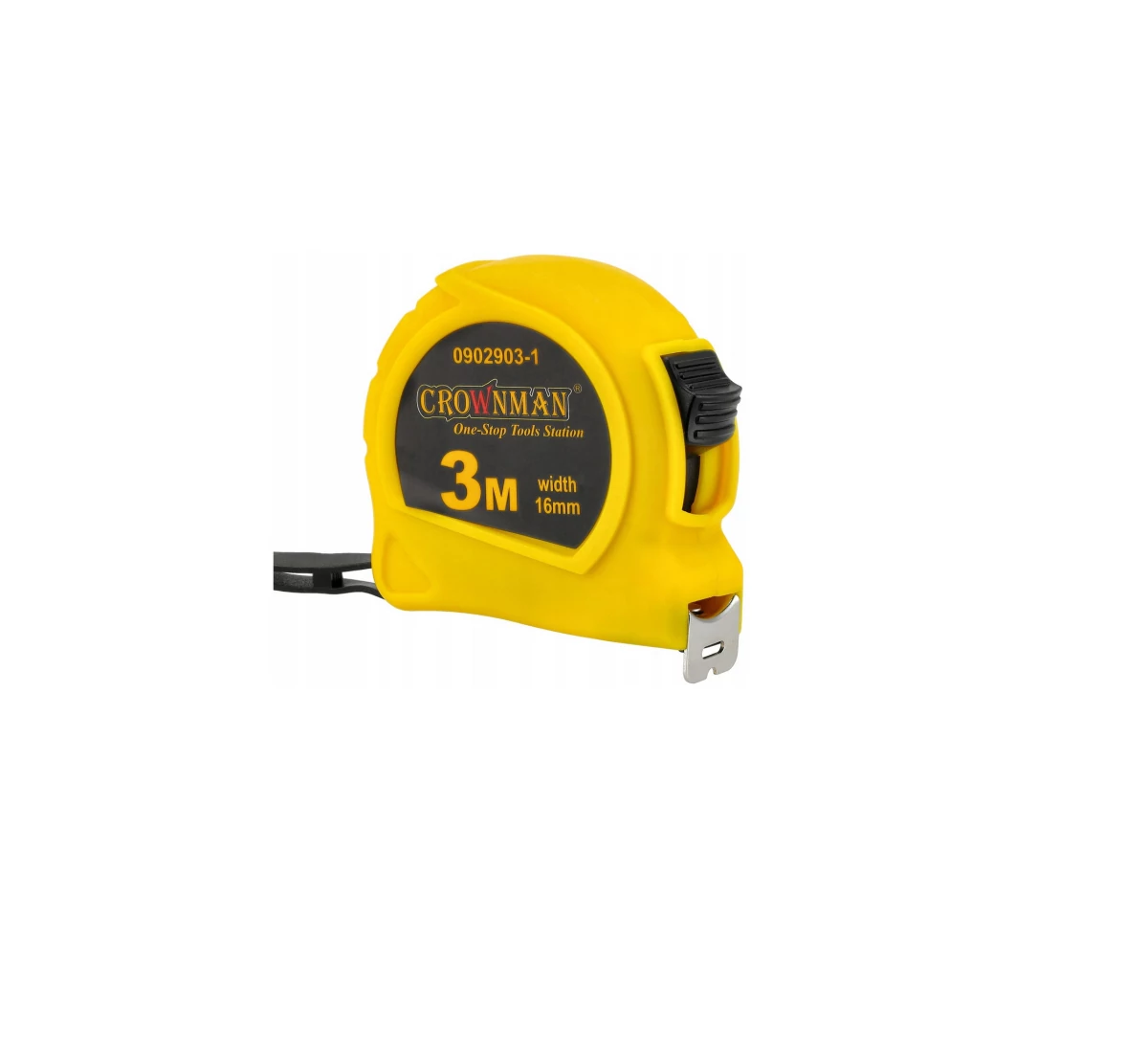Crownman 3m X16mm acél mérőszalag