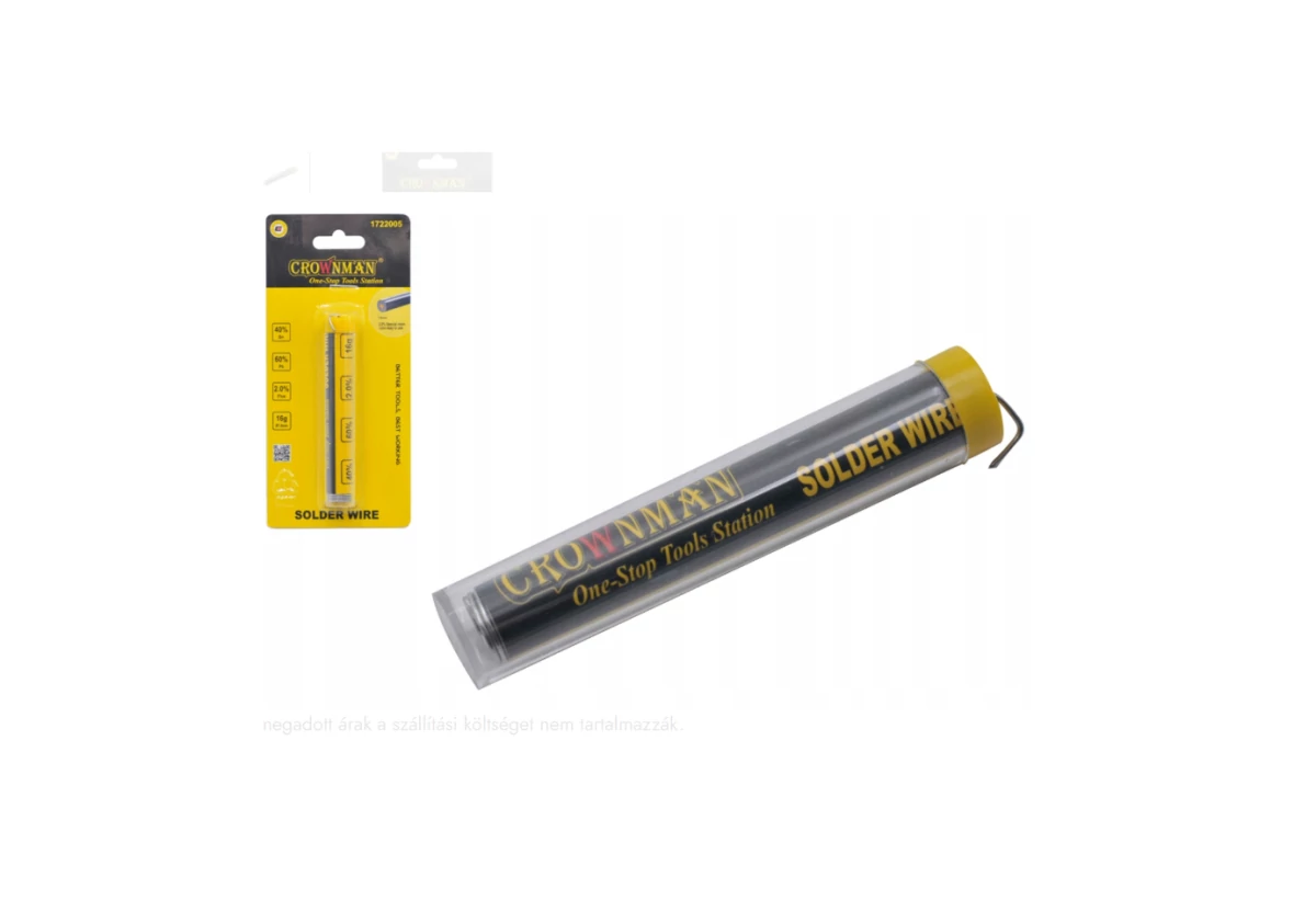Crownman Forrasztó Ón Fogyasztószerrel 1.0mmx16g