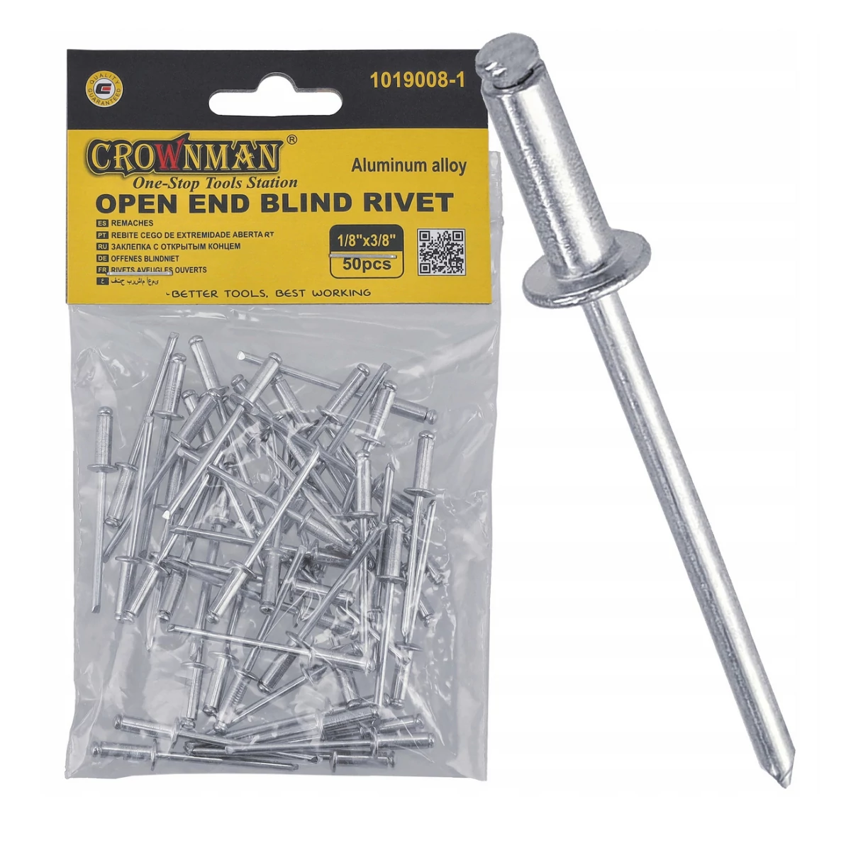 Crownman Popszegecs 3.2*10 mm