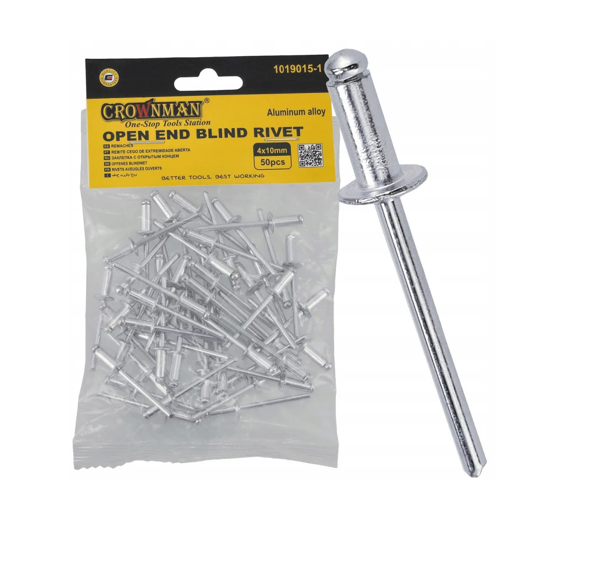 Crownman Popszegecs 4*10mm