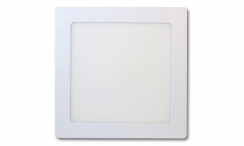EcoLight 12 W-os falon kívüli natúr fehér  négyzet alakú LED-es mennyezetlámpa