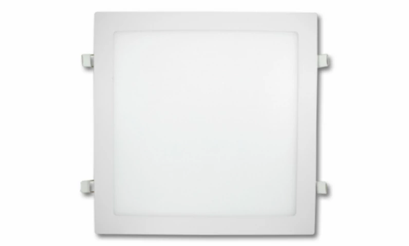 EcoLight 24 W-os süllyesztett natúr fehér  négyzet alakú LED-es mennyezetlámpa