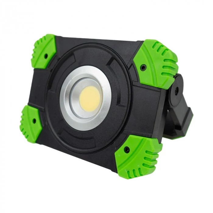 EcoLight LR-A10 10 W-os  5000K  újratölthető akkumlátoros LED reflektor